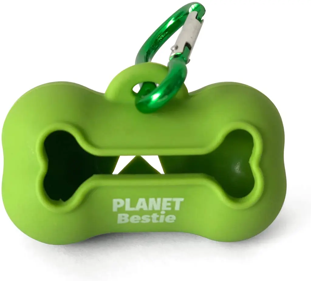 Диспенсер для пакетів Planet Bestie зелений