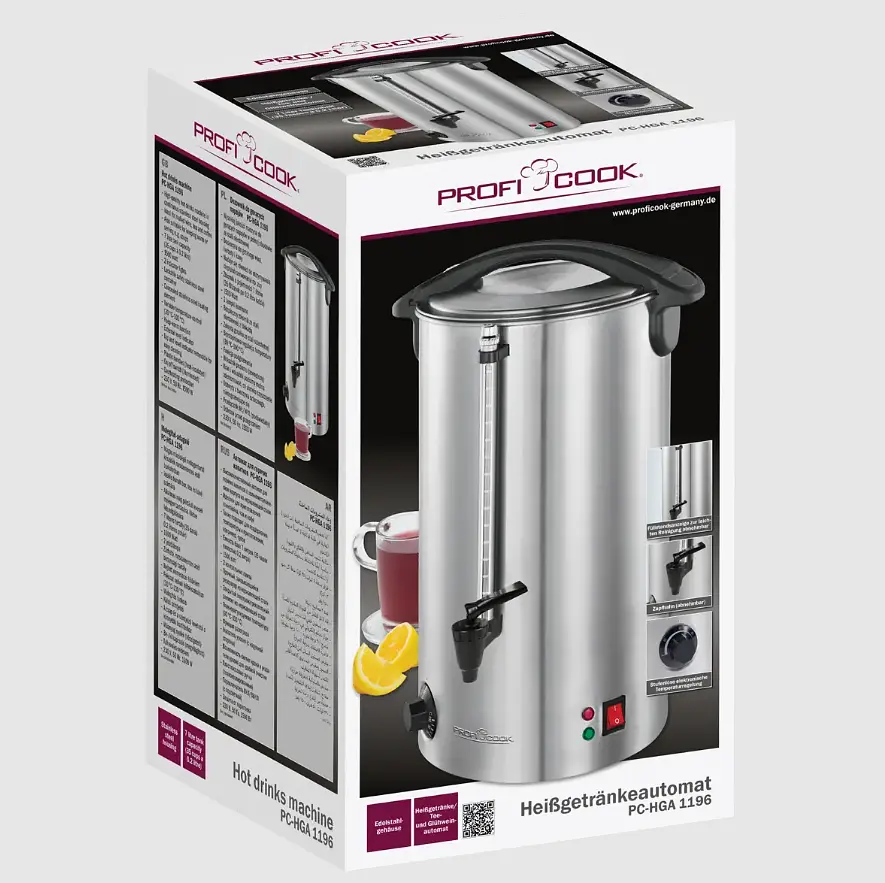 Термопот для глінтвейну чаю кави 7л ProfiCook PC-HGA 1196 - фото 7