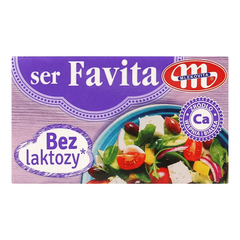 Сир фета Mlekovita Favita Bez Laktozy без лактози 18 % 270 г
