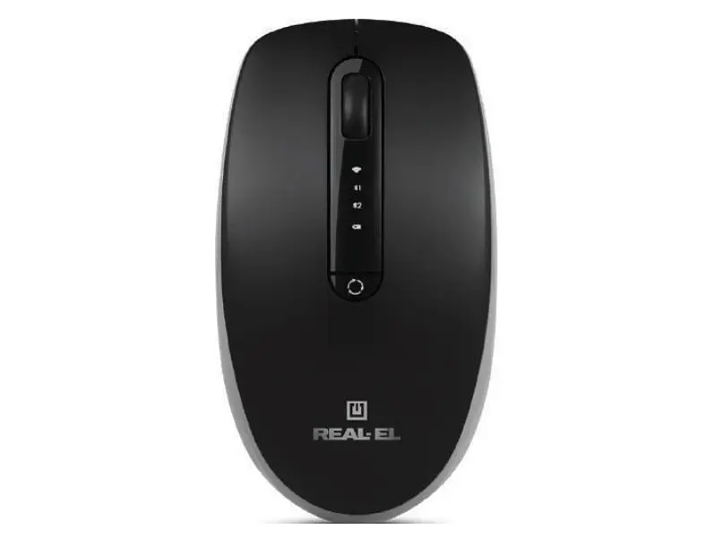 Миша REAL-EL RM-455 W Black (EL123200047)