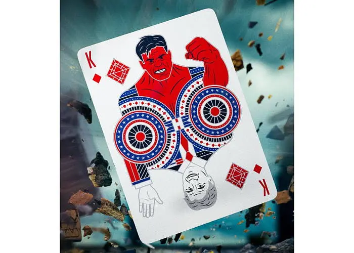 Карты игральные United States Playing Card Company Theory11 Captain America - фото 6