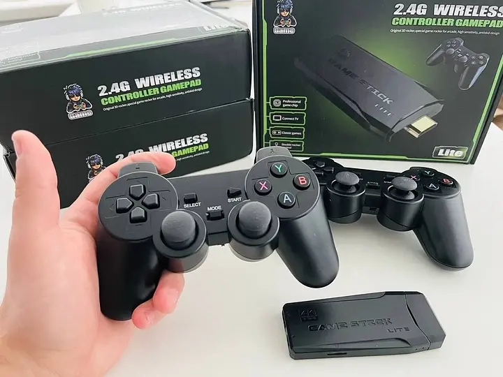 64ГБ Ігрова приставка LITE GREEN HDMI 3535 ігор Dendy, Sega, Аркадні ігри, Game Boy, Nintendo, Atari, PlayStation 1 - фото 3