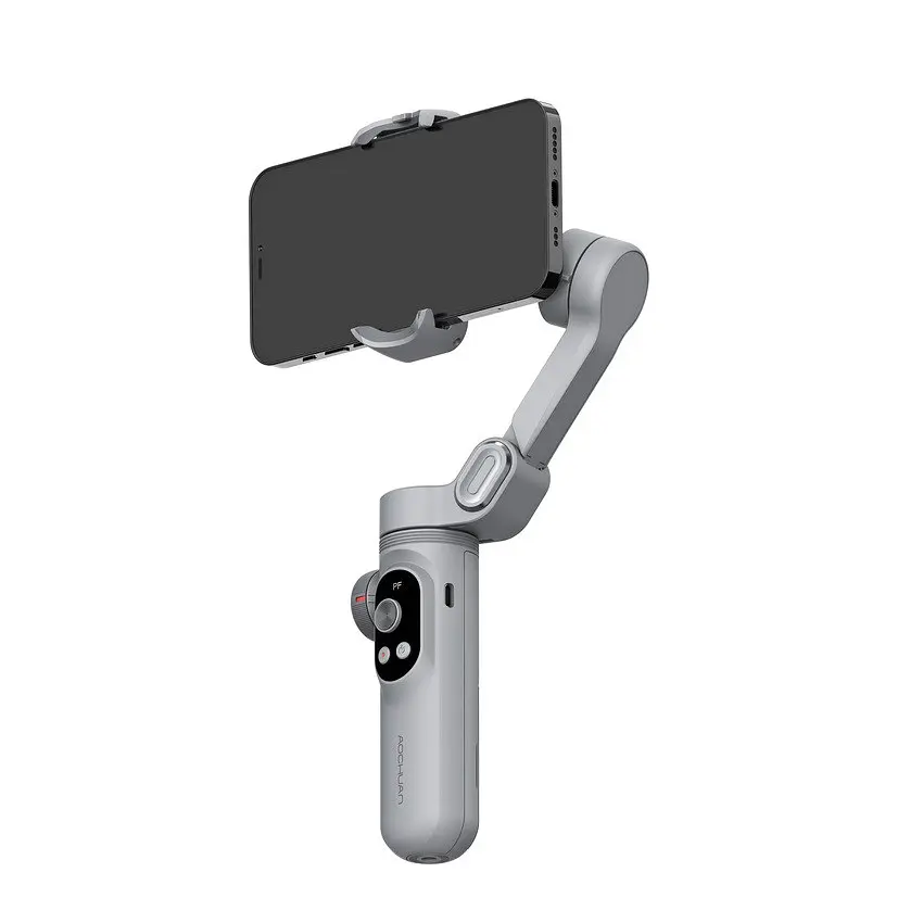 Триосьовий стабілятор AOCHUAN Professional Gimbal Stabilizer для Smartphone SMART X Pro Сірий