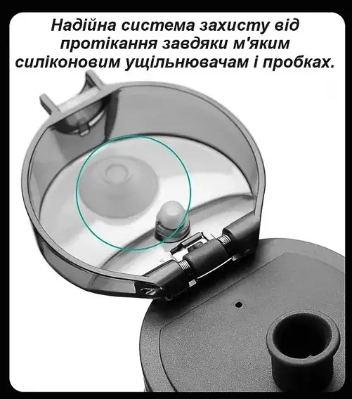 Пляшка для води Casno 1050 мл KXN-1184 Синя (KXN-1184_Blue) - фото 7