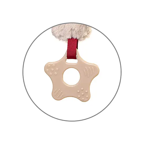 Іграшка дитяча BabyOno Кролик Мілі з пискалкою 6.5х26 см (2179421569) - фото 3