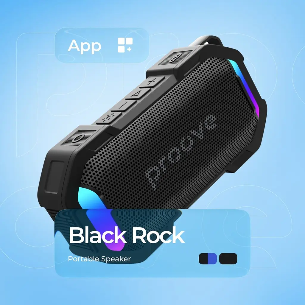 Портативна акустика Proove Black Rock Black (PSBK08117201) [169734] - фото 7