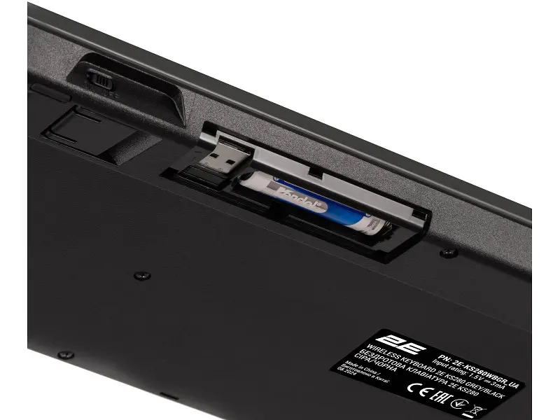 Клавіатура 2E KS280 WL BT Black/Gray (2 E-KS280WBGR_UA) - фото 4