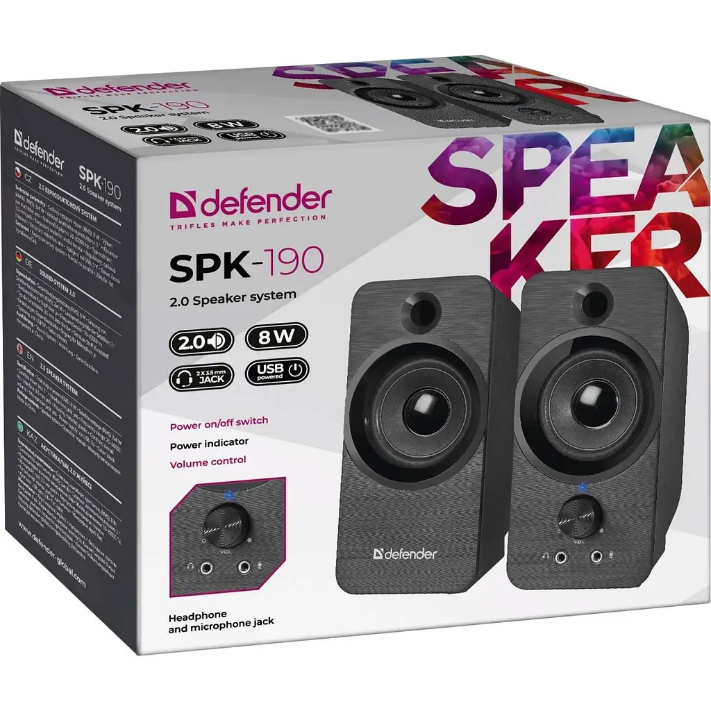 Акустична система Defender SPK-190 Black [65190] [134857] - фото 5