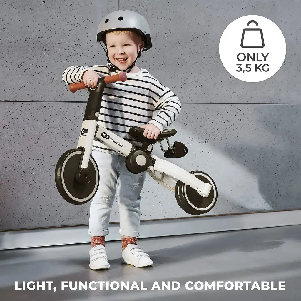 Триколісний велосипед 3 в 1 Kinderkraft 4Trike Silver Grey сірий KR4TRI22GRY0000 (00-00305179) - фото 17