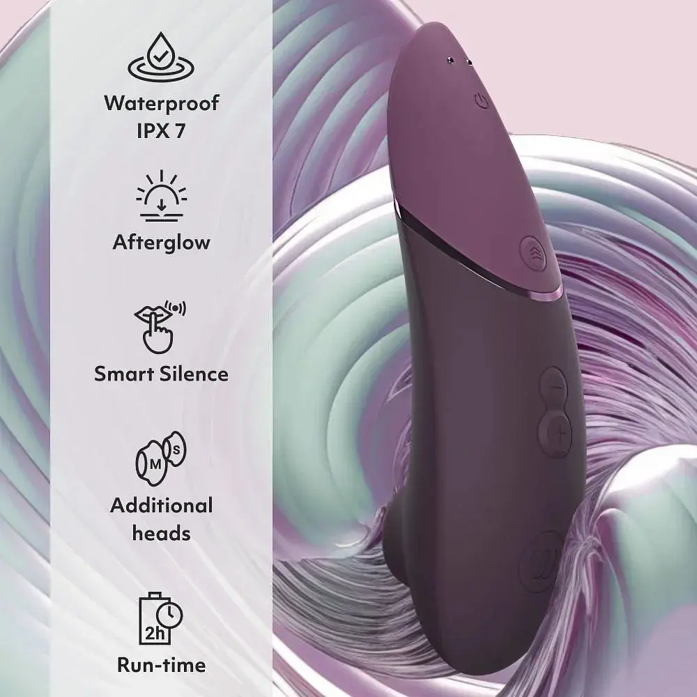 Вакуумний стимулятор Womanizer Next (Dark Purple) - фото 2