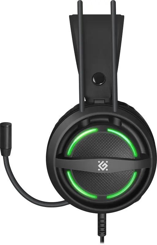Ігрова гарнітура Defender Dexter RGB кабель 2.2 м чорна (64595) - фото 5
