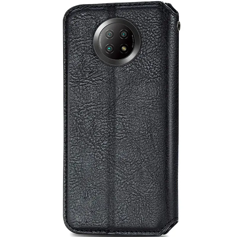 Шкіряний чохол-книжка GETMAN Cubic (PU) для Xiaomi Redmi Note 9 5G / Note 9T Чорний - фото 2