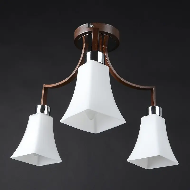 Люстра потолочная Brille для кухни E14 40W BR (LK-284C/3) - фото 10