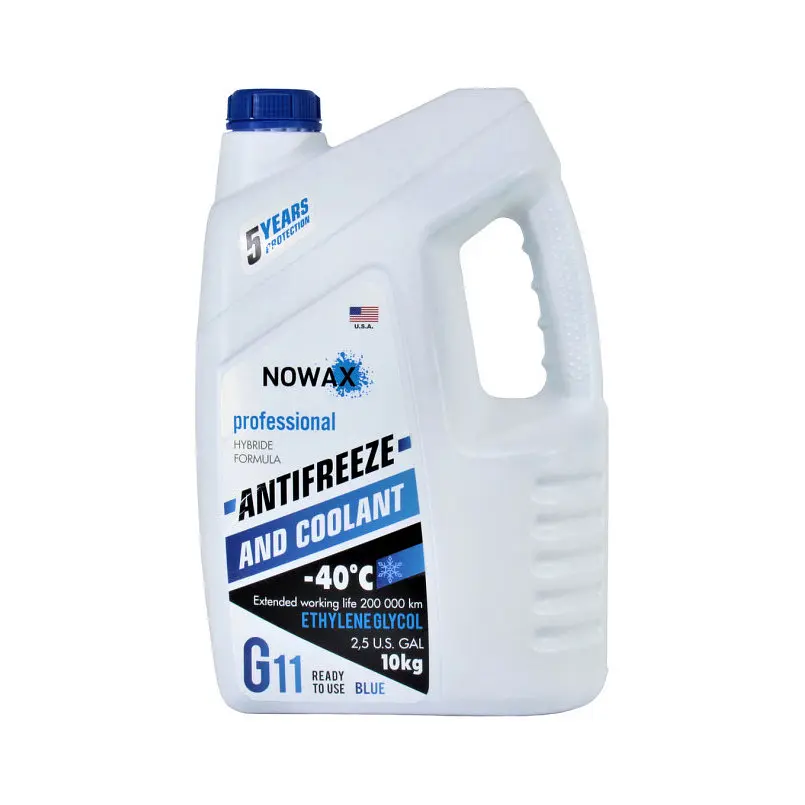 Антифриз Nowax Blue G11 синий 10 кг (NX10002) - фото 2