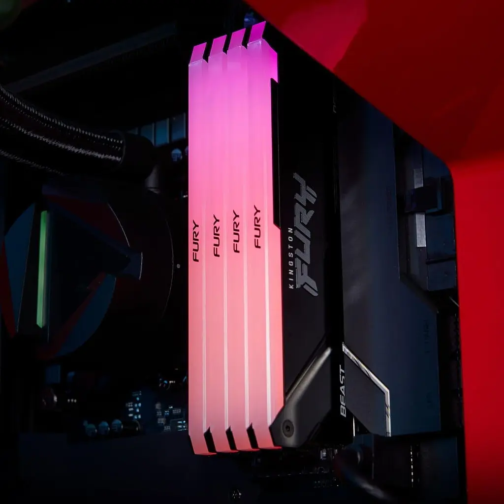 Модуль пам'яті Kingston Fury DDR4 32GB (2x16) 3600MHz Beast RGB (KF436C18BB2AK2/32) - фото 5