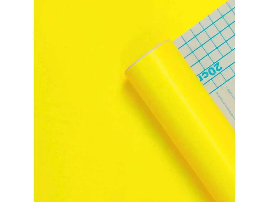 Плівка на самоклейці STICKER WALL 45см * 10м 0,07мм Жовта SW-00000827 - фото 2