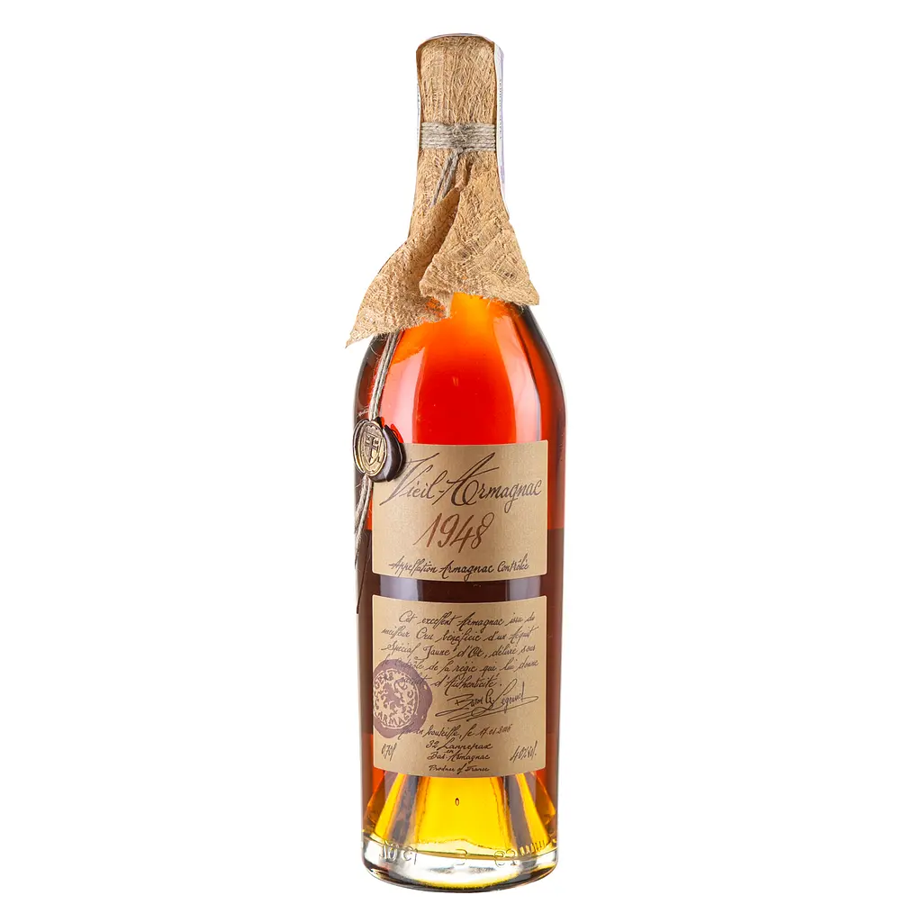 Арманьяк Baron Gaston Legrand Bas Armagnac 1948, у дерев'яній коробці, 40%, 0,7 л - фото 2