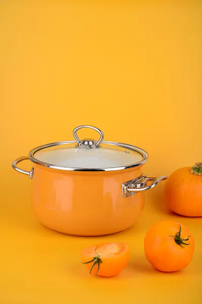 Кастрюля эмалированная Infinity Honey, со стеклянной крышкой, 18 см, 2,9 л (6667314) - фото 2