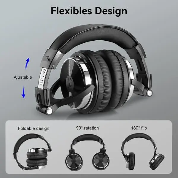 Навушники OneOdio Pro 10 3,5мм/6,35мм Black (Pro 10 Black) - фото 4