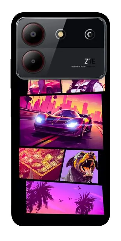 TPU чохол Demsky GTA vibes для ZTE Blade A54 4G