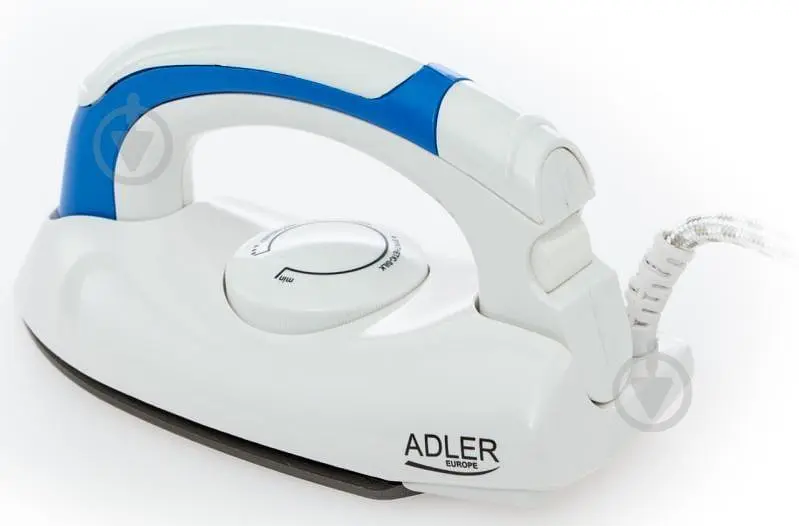 Дорожній Праска Adler AD 5015, 800 Вт, регулювання температури, компактний, складна ручка 1 шт. білий (28110-IS) - фото 3