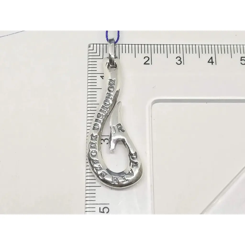 Срібна підвіска Стерлінг 9 Гачок. 38260 - фото 3