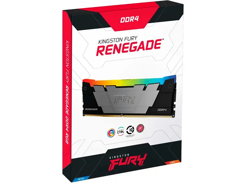 Модуль пам'яті Kingston FURY 16 GB DDR4 3200 MHz Renegade RGB (KF432C16RB12A/16) - фото 3