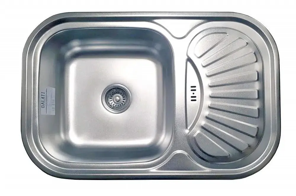 Кухонна мийка Romzha Stela Satin RO48475, Сірий