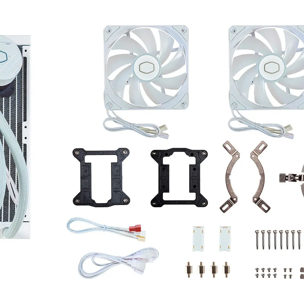 Система водяного охолодження Cooler Master MasterLiquid 240L Core ARGB White [MLW-D24M-A18PZ-RW] EU [143807] - фото 6