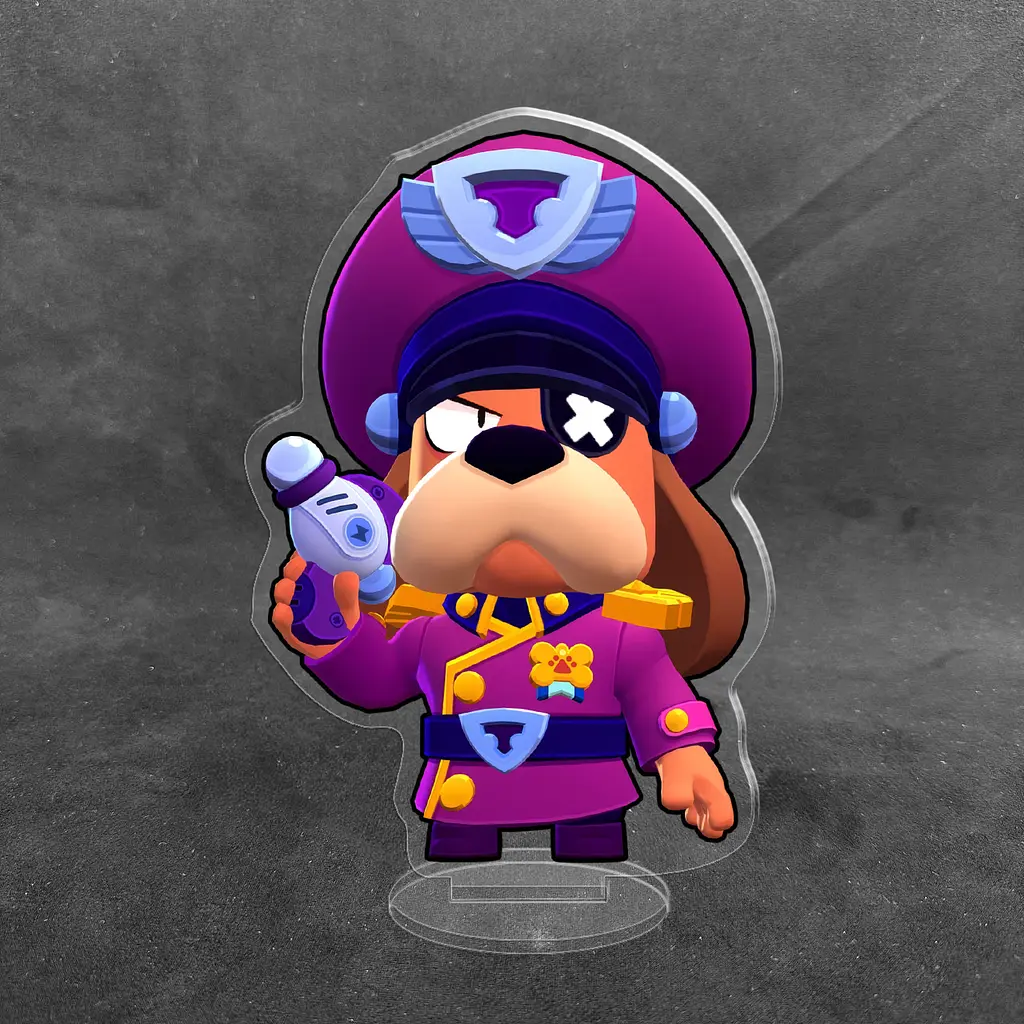 Акрилова колекційна фігурка Brawl Stars Генерал Гавс (Colonel Ruffs) 10 см - фото 2