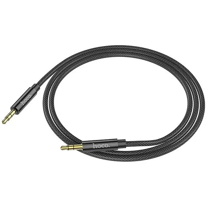 Кабель Hoco AUX audio cable UPA19 аудіо шнур тато тато 1 м сірий - фото 3