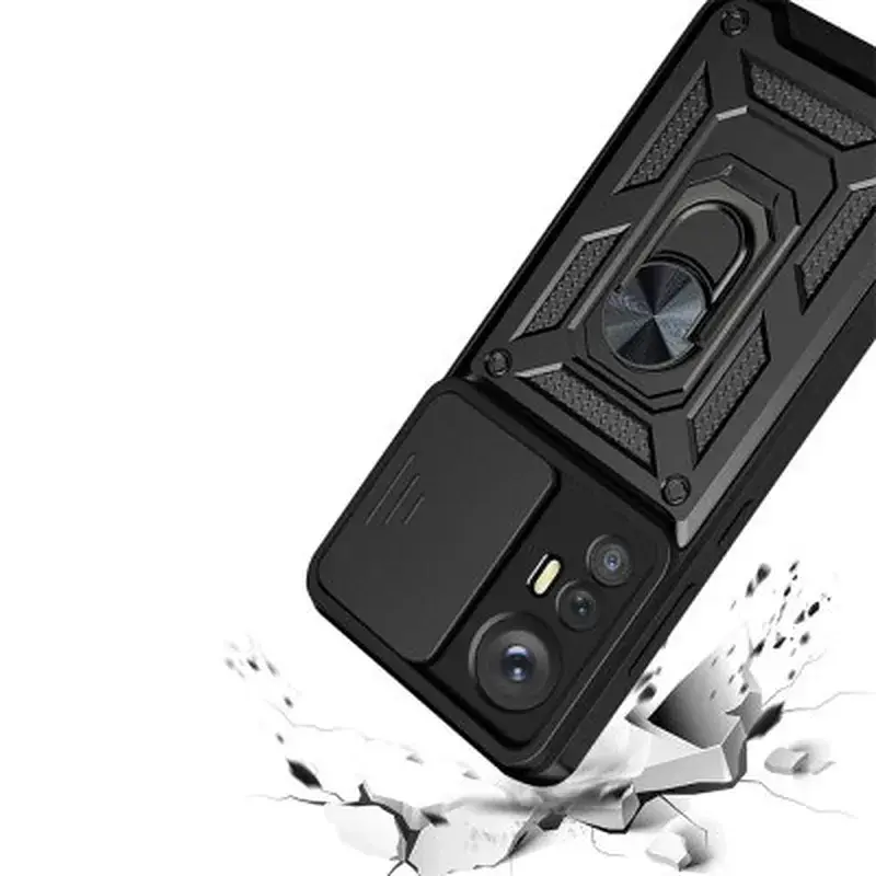 Чохол до мобільного телефона BeCover Military Xiaomi 12 5G Black (710019) - фото 4