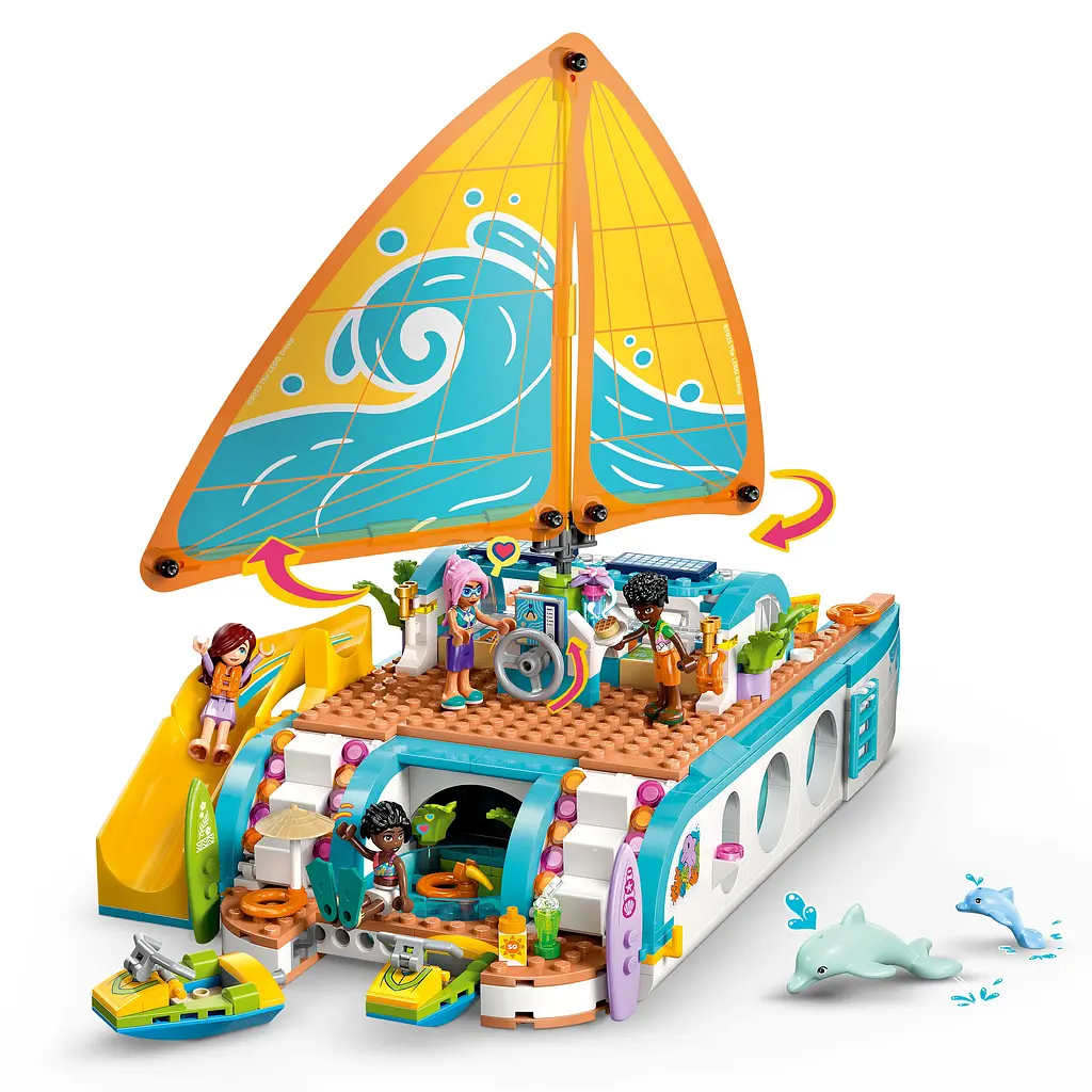 Конструктор LEGO Friends Приключения на туристической лодке 685 деталей (42664) - фото 6