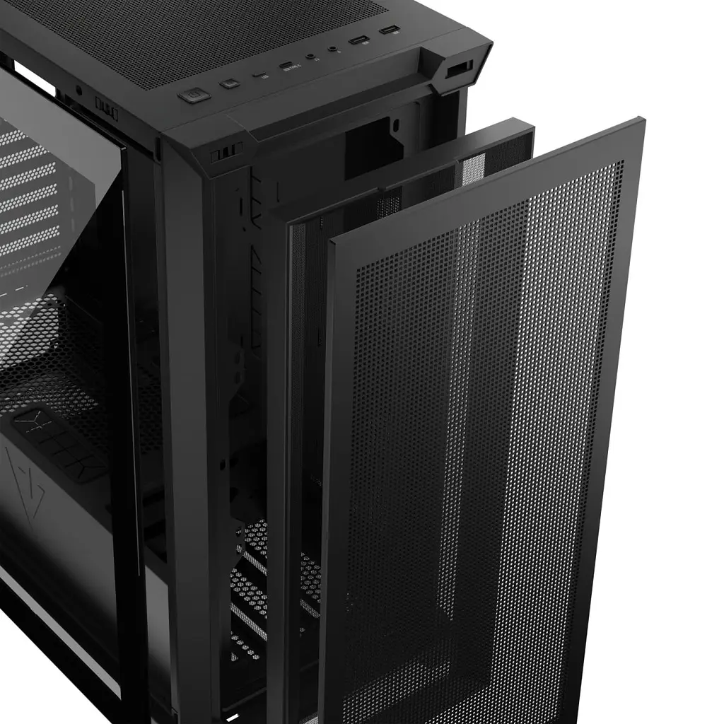 Корпус Modecom VOLCANO EXPANSE S ARGB 4x140 мм fans MIDI USB 3.0x2+TYPE-C BLACK без БЖ ATX (AT-EXPANSE-SG-10-000000) - фото 6