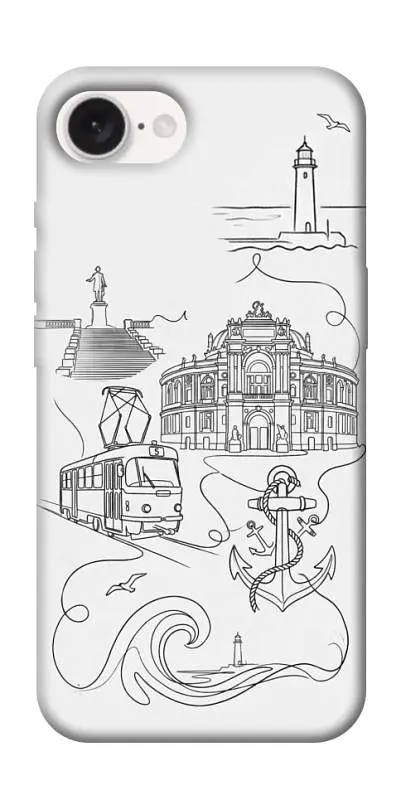 TPU чохол Demsky Odesa spirit для Apple iPhone 16e (6.1")