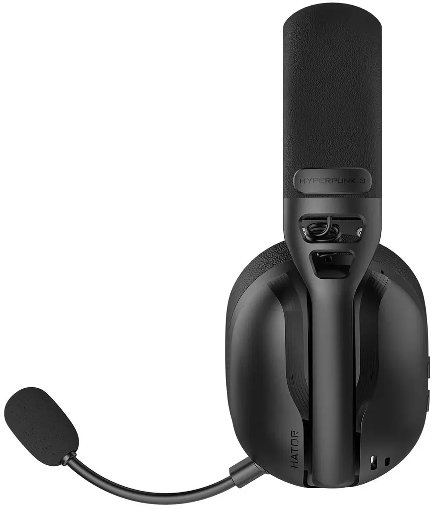 Ігрова гарнітура HATOR Hyperpunk 3 Hi-Res Wireless Black (ESH15) - фото 3