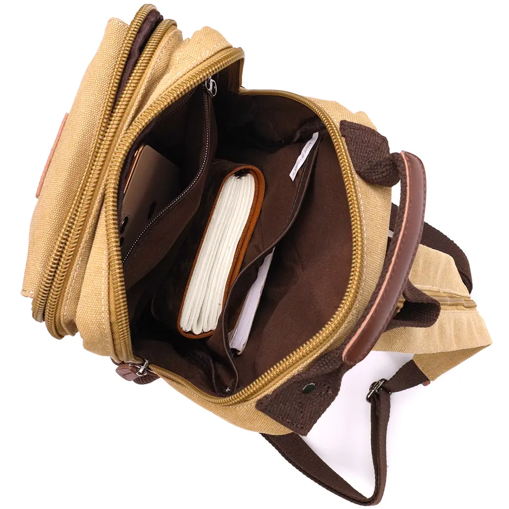 Текстильний рюкзак Vintage 21,5х34х9 см sum0023488 - фото 5
