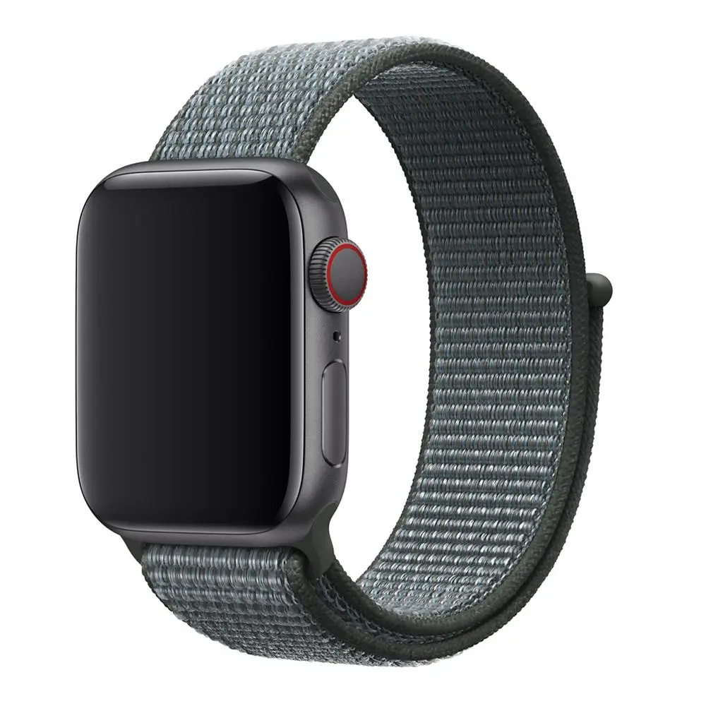 Ремінець Universal Nylon Apple Watch 41/Watch 40/Watch 38mm Storm Grey (37188_3610638)