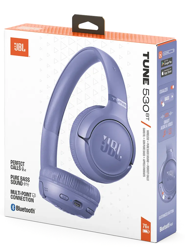 Гарнітура JBL TUNE 530BT Лавандовий (JBLT530BTLAVEU) (7225526) - фото 10