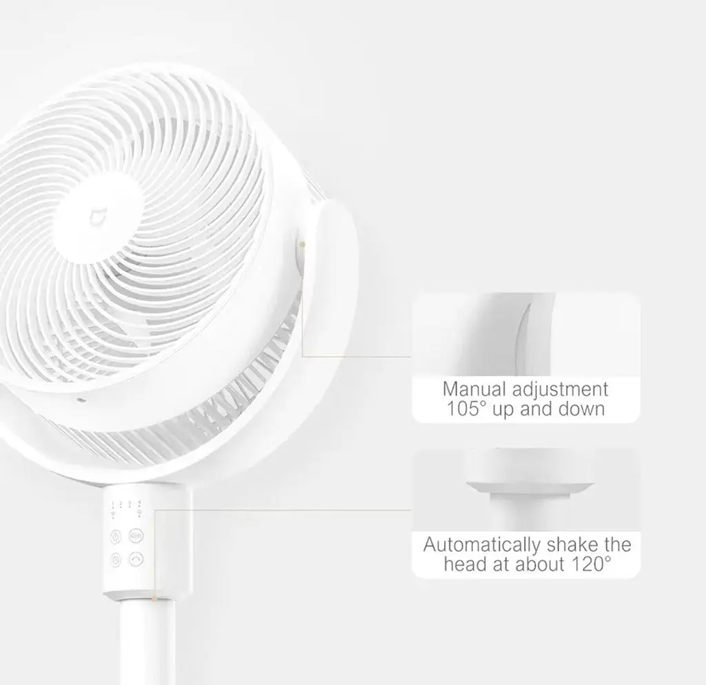 Вентилятор MiJia Circulation Fan BPLDS08DM White - фото 2