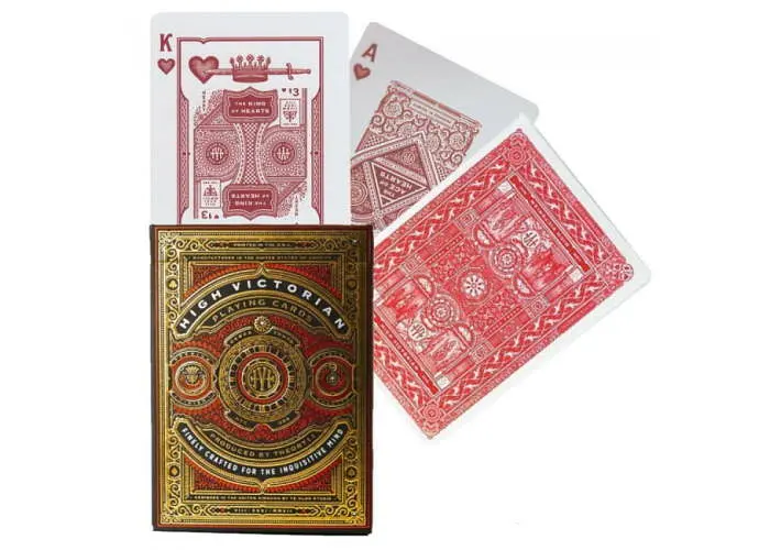 Карты игральные United States Playing Card Company Theory11 High Victorian (red) (168124) - фото 9