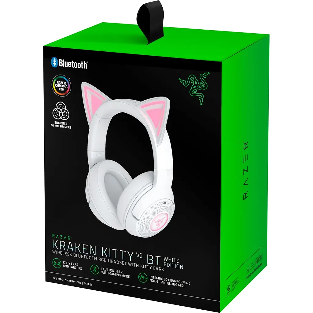 Ігрові навушники Razer Kraken Kitty V2 BT White (RZ04-04860600-R3M1) [162579] - фото 7
