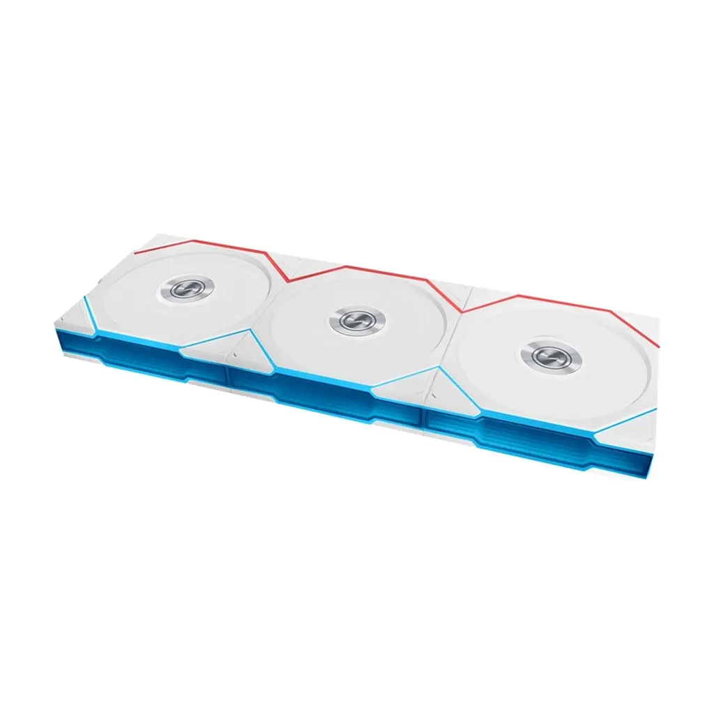 Кулер до корпусу Lian Li Uni Fan TL WIRELESS 120-3, White (G99.12TL1W3W.00) - фото 2