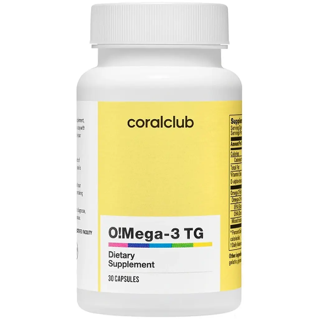Омега-3 TG, 30 капсул Корал Клаб | O!MEGA-3 TG Coral Club