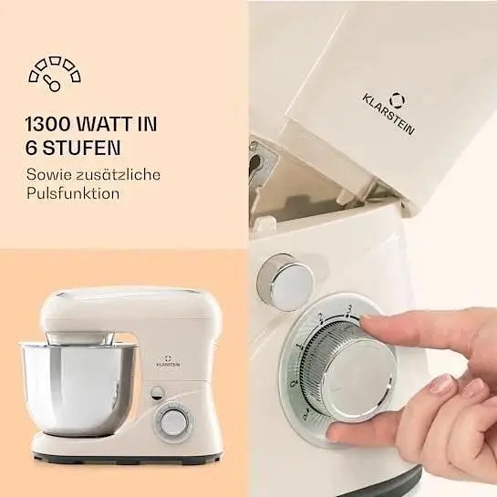 Кухонний комбайн тістоміс Klarstein Bella Pico 2G (10034514) - фото 3