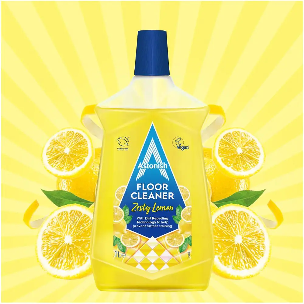 Засіб для миття підлоги Astonish Лимон 1 л - фото 2