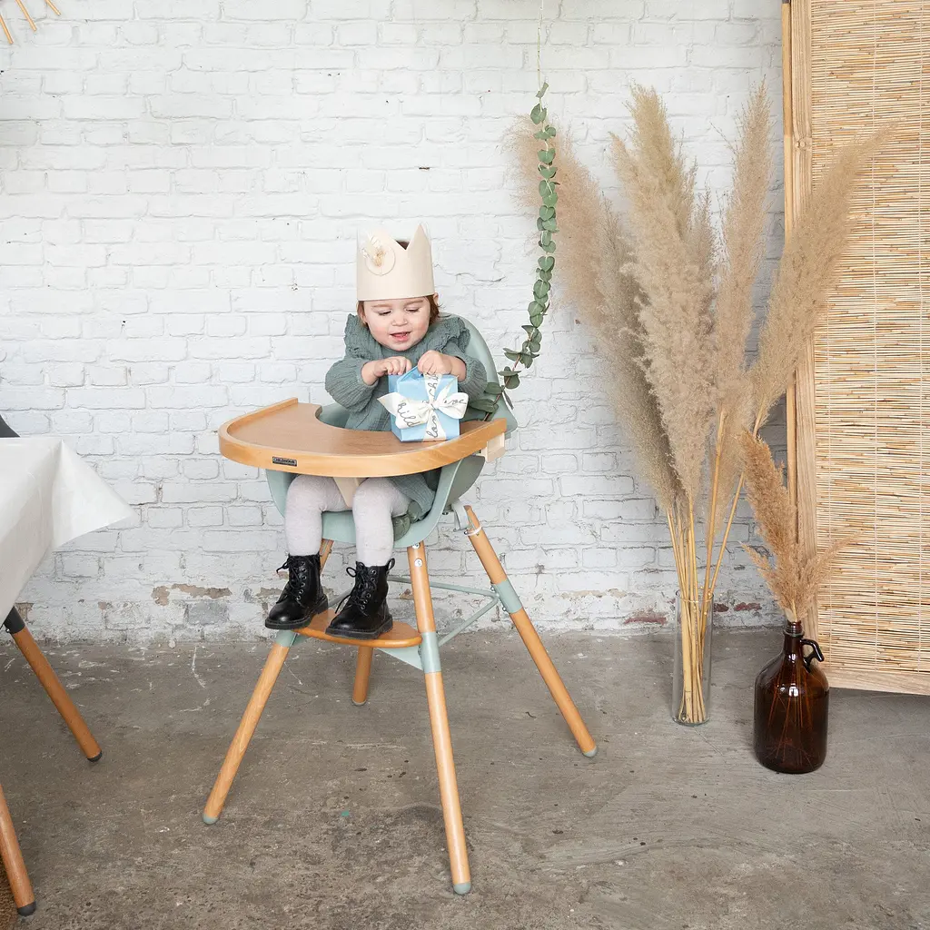 Столик к стулу для кормления Childhome Evolu natural/wood (CHEVOTB) - фото 10