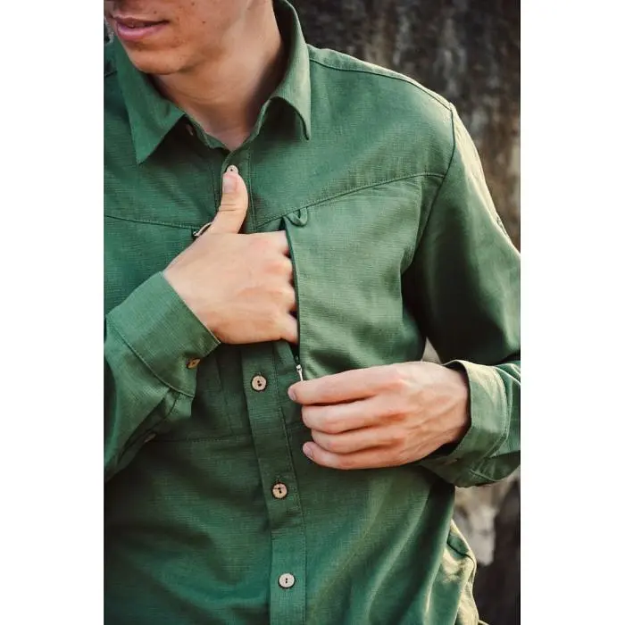 Сорочка чоловіча Turbat Amazonka Hemp Mens S Зелений - фото 7
