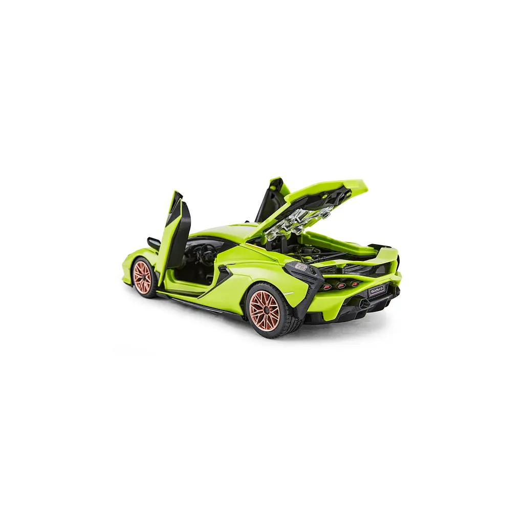 Конструктор RASTAR Lamborghini Sian 1:18 зеленый 97400 - фото 4