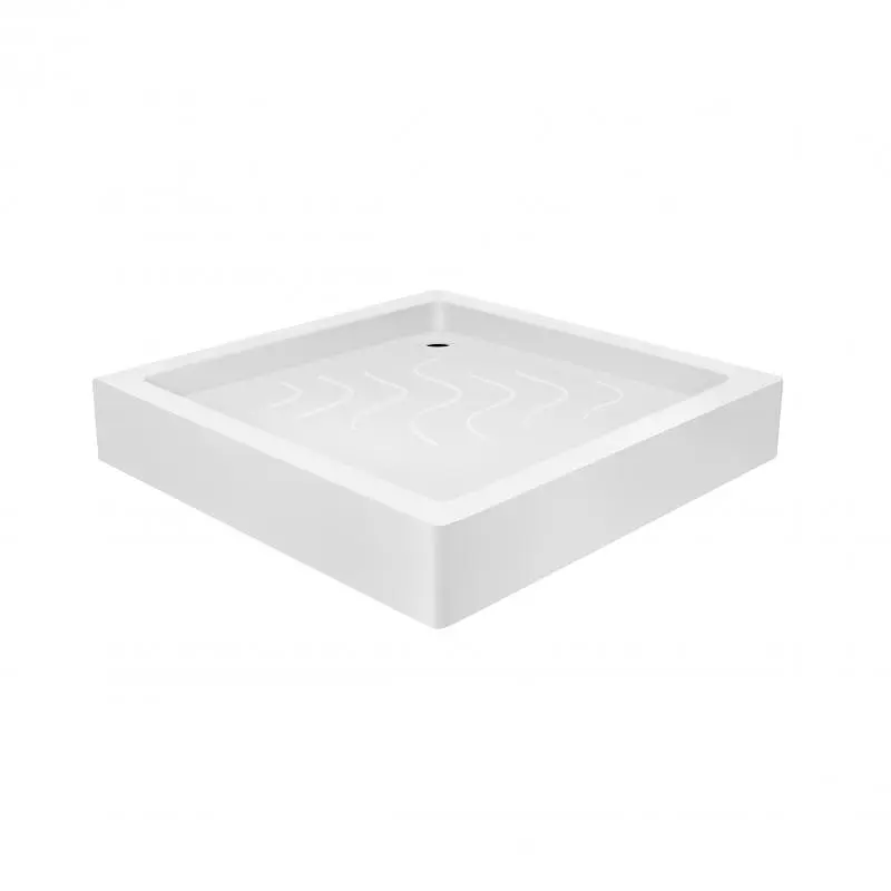 Душова кабіна Lidz Wawel SC80x80.SAT.LOW.GR, скло тоноване 4 мм + піддон Mazur - фото 10